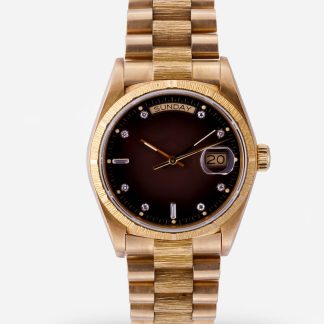 Golden Strap Analogue Watch